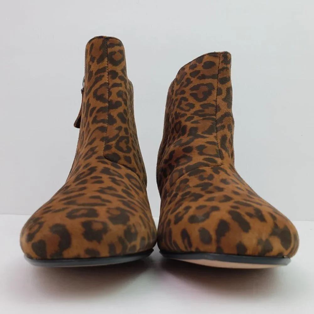 Collection By Clarks Marilyn Beth Leopard Booties